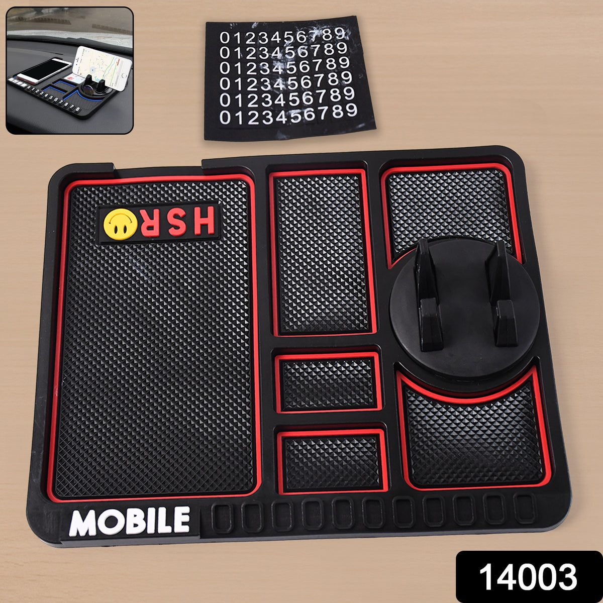 Car Dashboard Mat  Mobile Phone Holder Mount