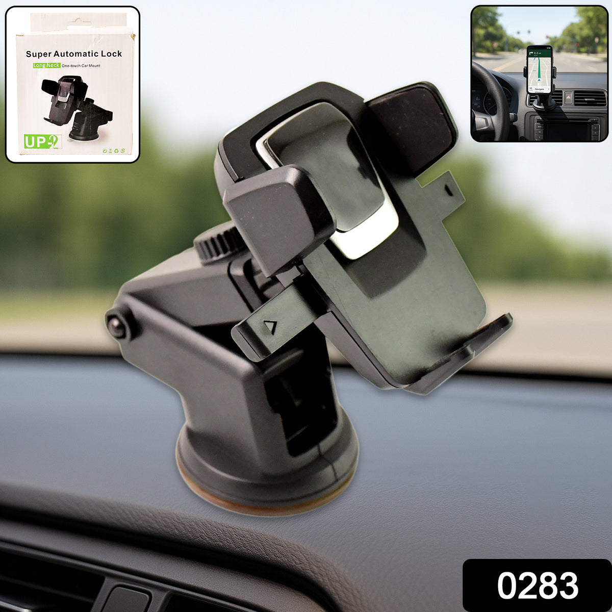 0283 Adjustable Car Mount (Multicolour)